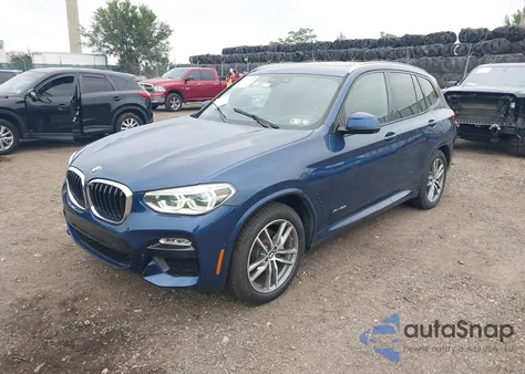 2018 BMW X3 xDrive30I z USA, uszkodzony, nr VIN 5UXTR9C54JLC81932